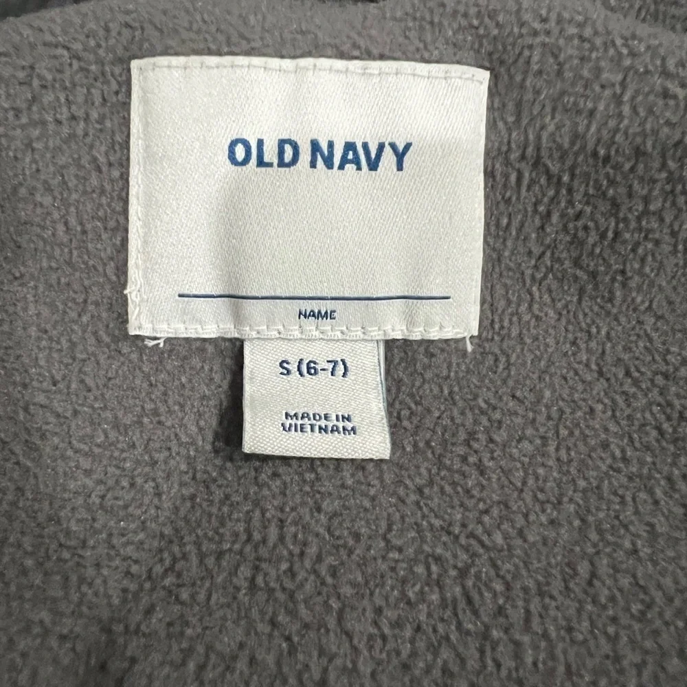 Old Navy Charcoal Puffer Vest